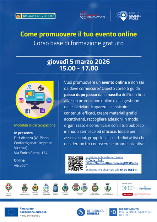 Punto di facilitazione digitale: Come promuovere il tuo evento online