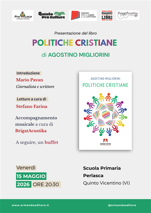 Presentazione libro "Politiche Cristiane" di Agostino Migliorini