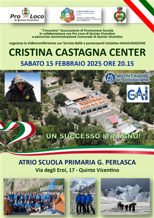Inaugurazione Cristina Castagna Center