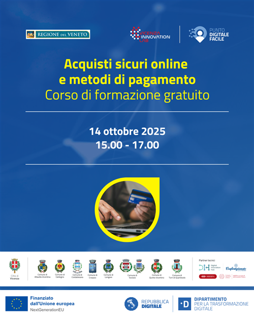 Punto di facilitazione digitale: Acquisti sicuri online e metodi di pagamento