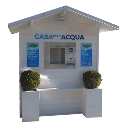 Spostamento della casetta dell'acqua